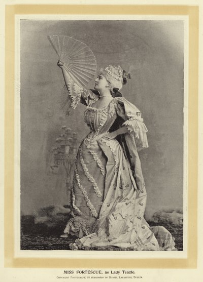 Miss Fortescue as Lady Teazle by English Photographer